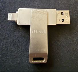 iDiskk 256GB iPhone Flash Drive Lightning USB 3.0