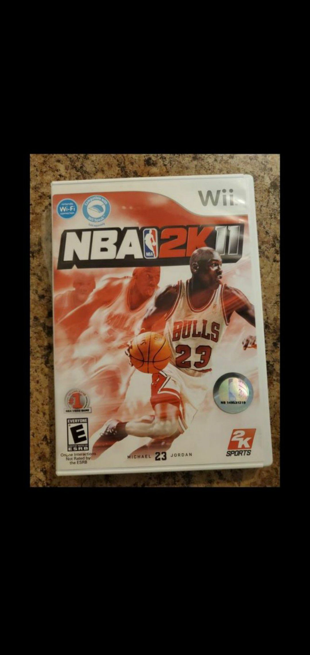Like new Wii NBA 2KII Michael 23 Jordan