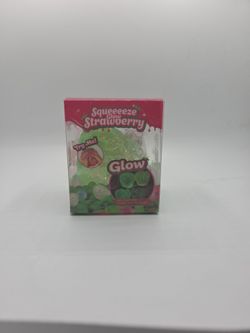 Squeeeeze Glow Strawberry Squeeze Toy