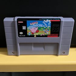 Kirby’s Avalanche for Super Nintendo SNES console system game Cartridge Kirby Kirbys