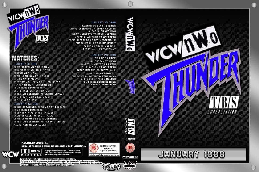 Wcw Thunder:january 1998 W/dvd Case