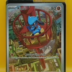 Pokémon TCG Riolu 010 ETB Promo Mega Evolutions Black Star Promo Sealed.