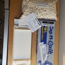 Cap.M.Quik Capsule Filler, New and 500 Capsules