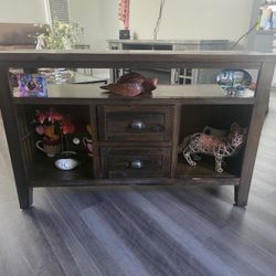 tv stand furniture wood table center piece