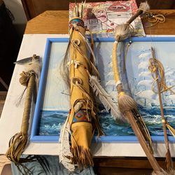 Indian artifacts and decor