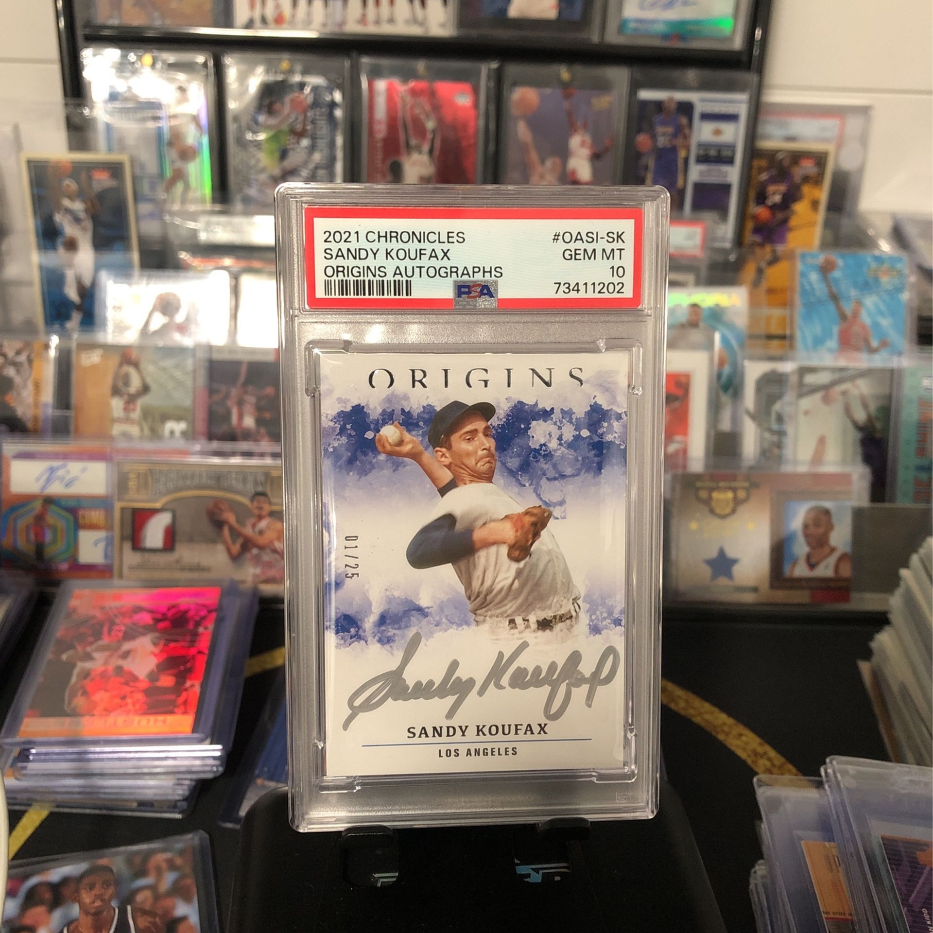 2021 Chronicles Origins Autograph Sandy Koufax /25