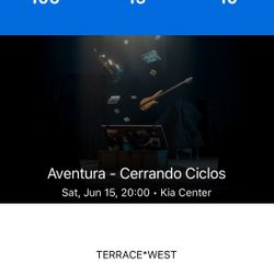 Aventura Concert-Kia center(Amway)