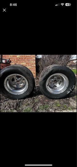 Drag racing rims  tire no good