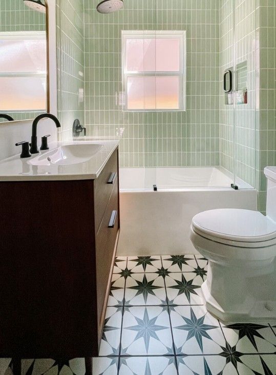 Fireclay Tile: 2" x 6" Glass Field Tile in Seedling