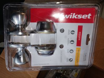 Kwikset deadbolt and door knob