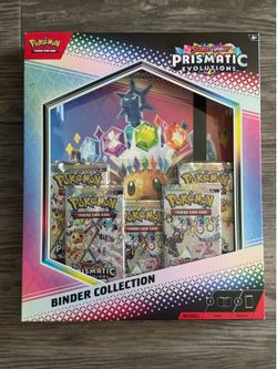 Pokemon Prismatic Evolution Binder Collection