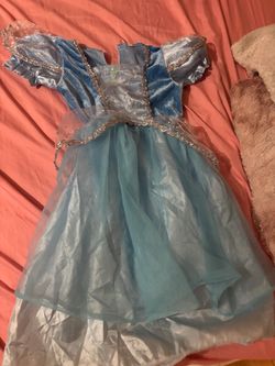 Girls Blue Princess Costume Dress