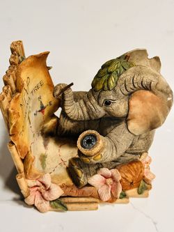 RARE San Francisco Music Box Tuskers “To Banana Tree” Map & Movable Compass