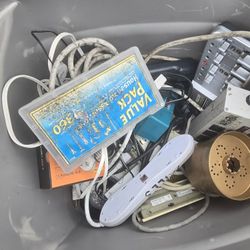 Bin Of Mostly Power Strips And Other Misc Stuff