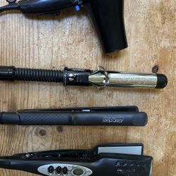 Hair Straightener, Hair Curling iron, Hair Dryer 