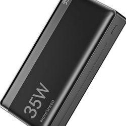   35W, 20000mAh  MOVE SPEED Portable Charger  Power Bank