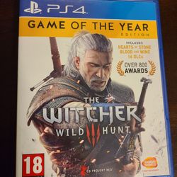 The Witcher 3 Game Of The Year Edition PS4 