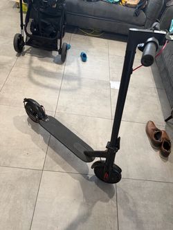 Black Electric Folding Scooter