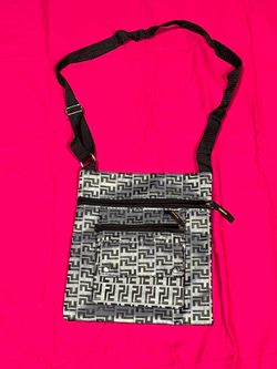 Purse , Grey/Black