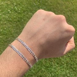 Cuban Link Bracelet 4mm Men’s Women’s