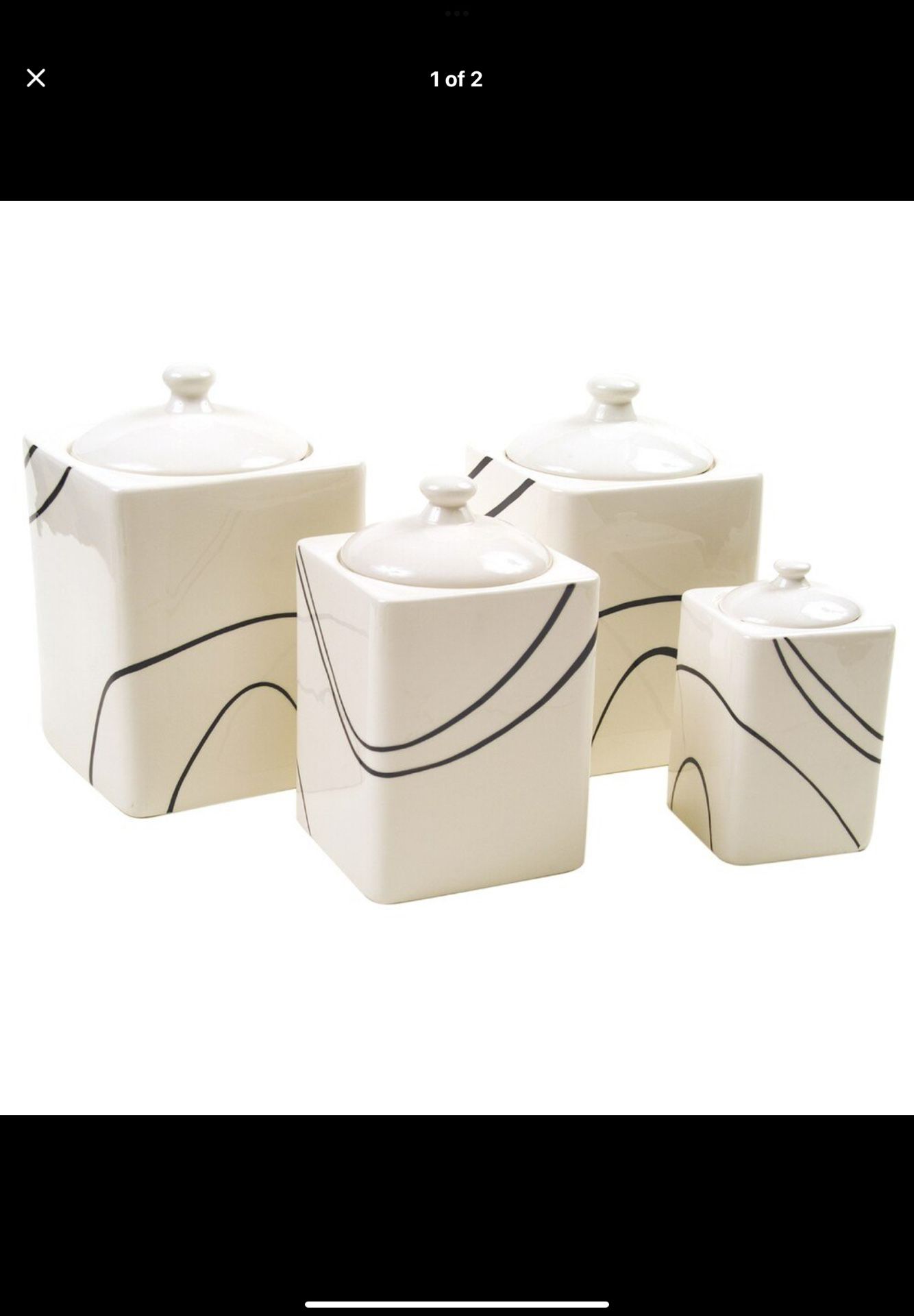 Corelle 'Simple Lines' Canister Set