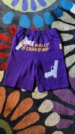 That’s A Awful Lot Of Cough Syrup Purple Shorts