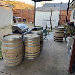 Liquor barrels