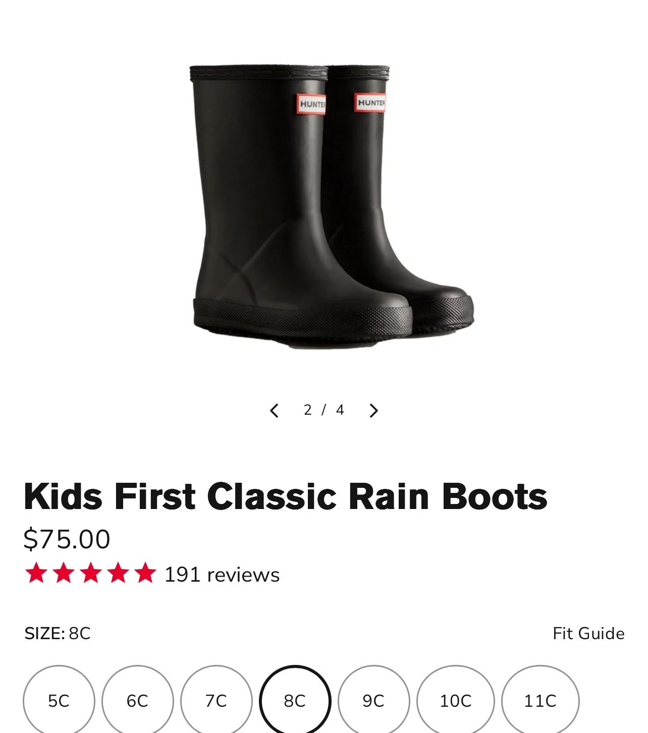 Hunter Rain Boots
