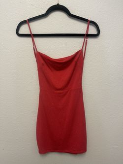 Lucy In The Sky Red Sparkly Dress