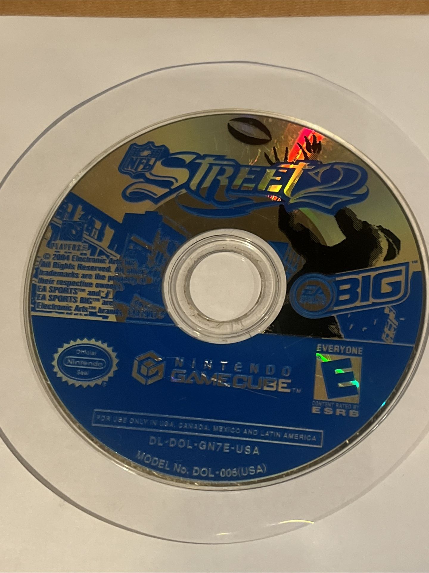 NFL Street 2 (Nintendo GameCube, 2004) DISC ONLY TESTED WORKING
