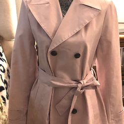 Banana Republic Pink Trench Coat