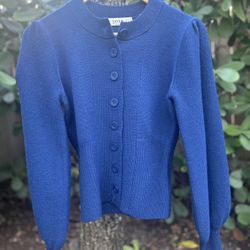 Joie Damien Buttons Puff Sleeve cardigan