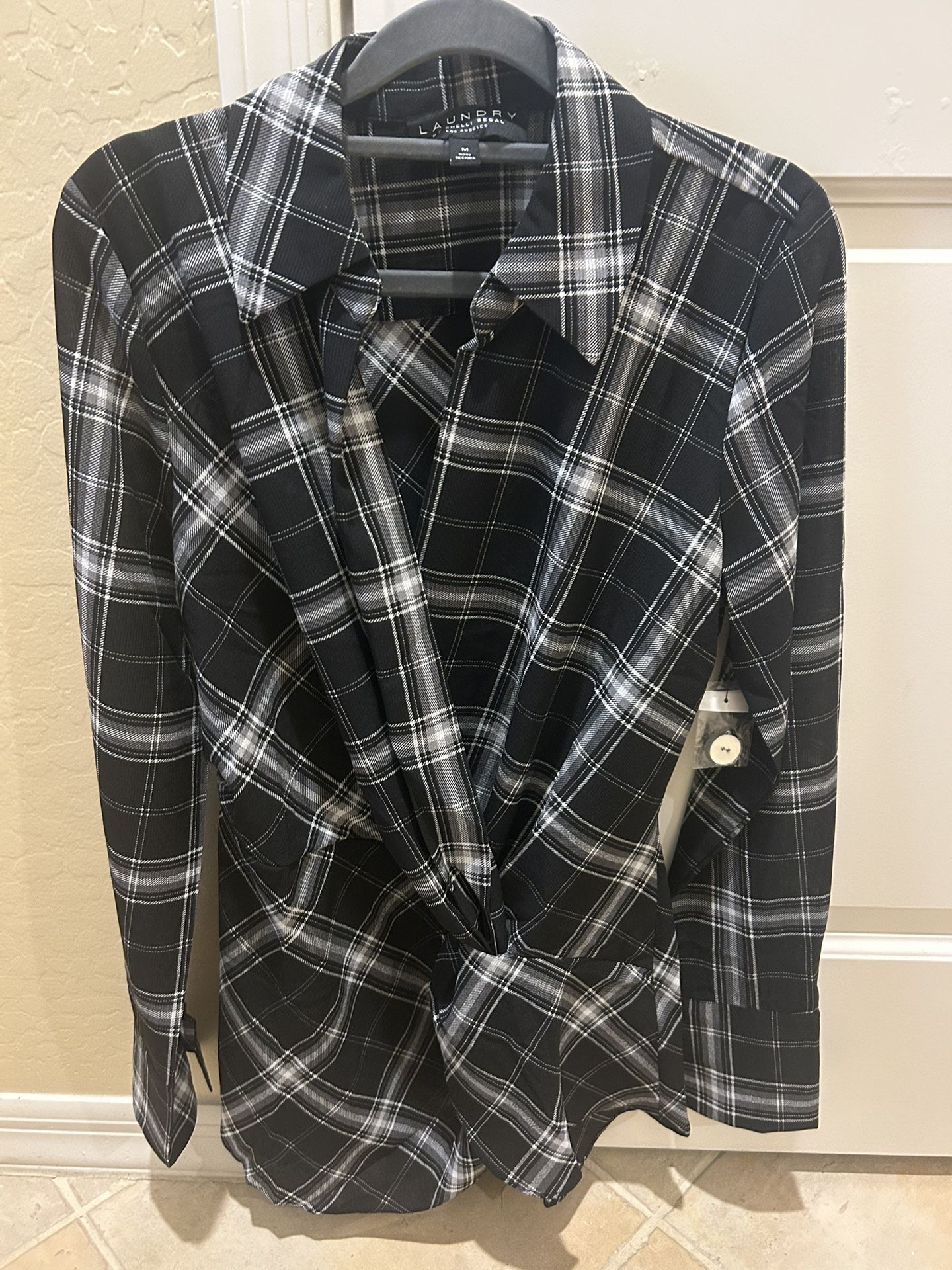 Plaid Blouse