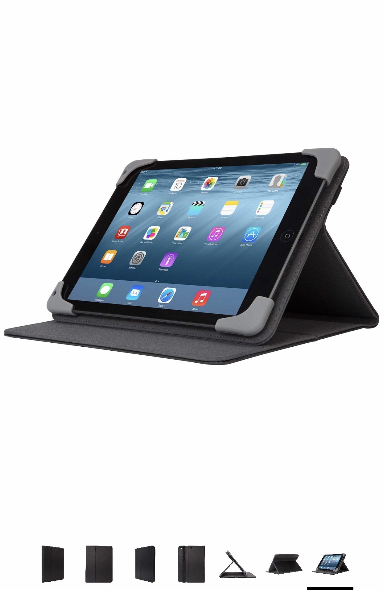 Targus Safefit Protective Case for iPad (2017), 9.7 Inch iPad Pro/Air/Air 2, Black (THZ611GL)