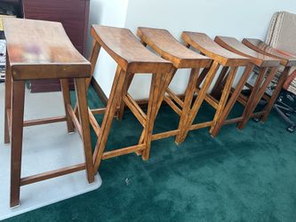 Pottery Barn Wooden Stools