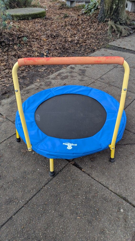 Original Toy Company Fold N Go Trampoline Mini Kids Toddlers