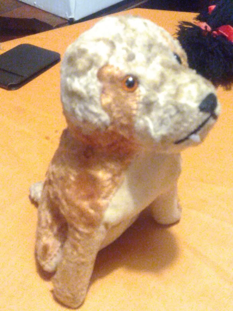1910 Antique Stuffed Doggy