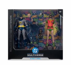 D C Multiverse Batman and Robin Batman Classic TV Series