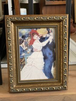 Dance aat Bougival by Renoir -Framed Print