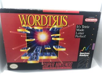 Wordtris Super Nintendo cib