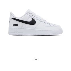 Supreme Box Logo Airforce 1 Size 10
