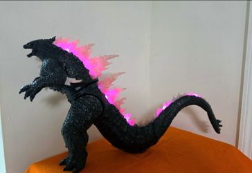 Jada Godzilla x Kong: The New Empire Heat-Ray Breath Godzilla RC,NOT Control,10 inch Tall ,25 inch Large.