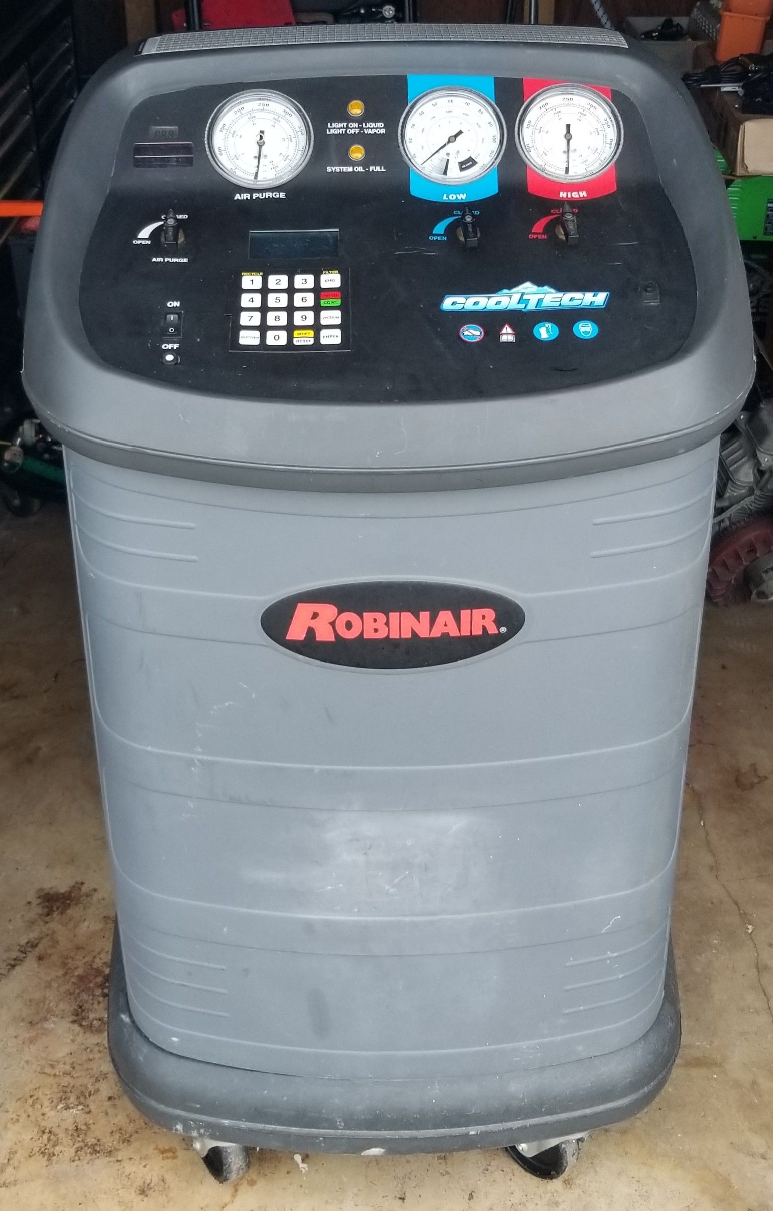 Robinair 17800B A/C HVAC Refrigerant Recovery Machine