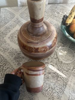 Mexican Mug Vase