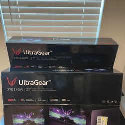 Ultra Gear 27” Monitors 