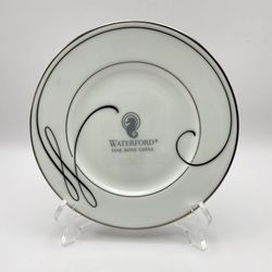 Waterford Fine Bone China Ballet Ribbon Bread Plate Made in Japan Green Seahorse Sticker -NEW