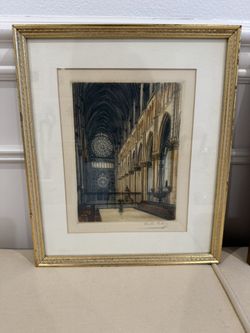 Vintage Signed Etching Prints - $100 Each