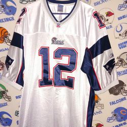3XL Stitched Reebok Tom Brady New England Patriots NFL Football Jersey 