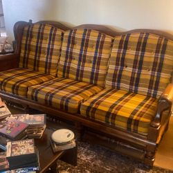 Vintage Sofa  34 Deep 88 Wide 38 Tall