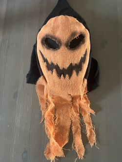 Pumpkin Scarecrow Halloween Mask